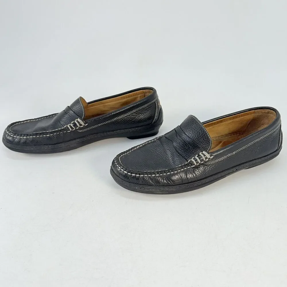 Peter Millar Black Penny Driving Loafers/Moccasins, MC00F36, Brazil, Size 8.5W
